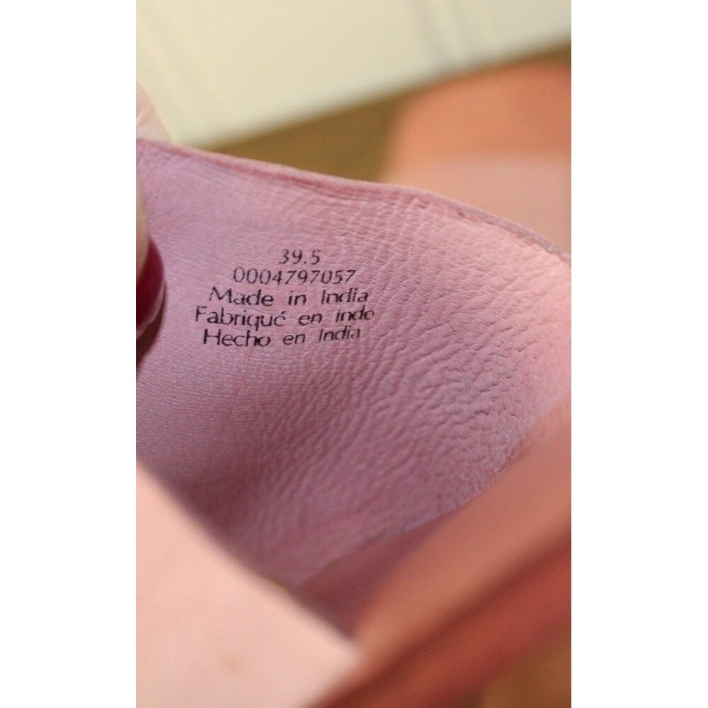 Free People Verona Slide Sandal Watermelon Pink Leather Boho Flats Size 39.5‎ 9 - Picture 6 of 8